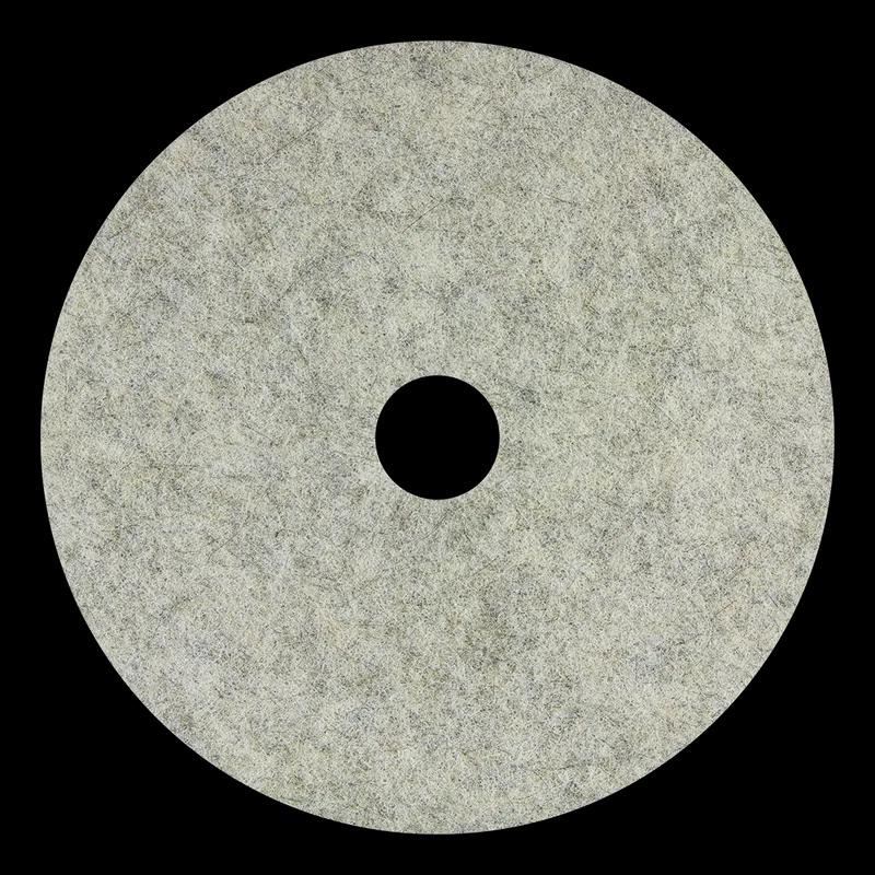 Floor Pad 27 IN Polyester Fiber Natural Fiber 5/Case