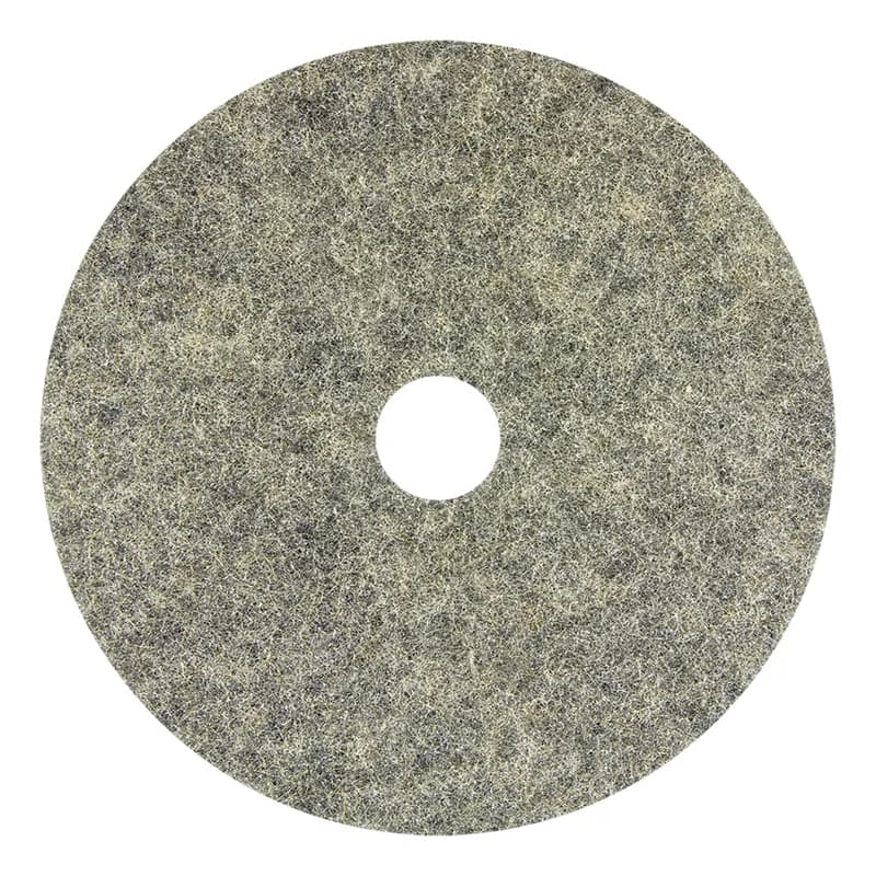 Burnishing Pad 20 IN Natural Polyester Fiber 5/Case