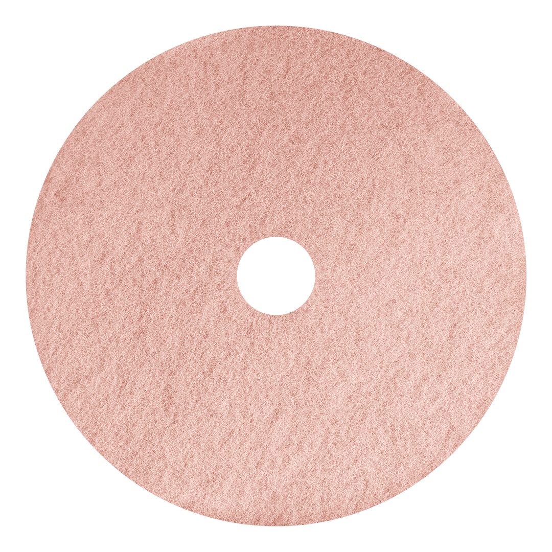 Full Cycle® Scrubbing Pad 20 IN Pink Polyester Fiber 5/Case