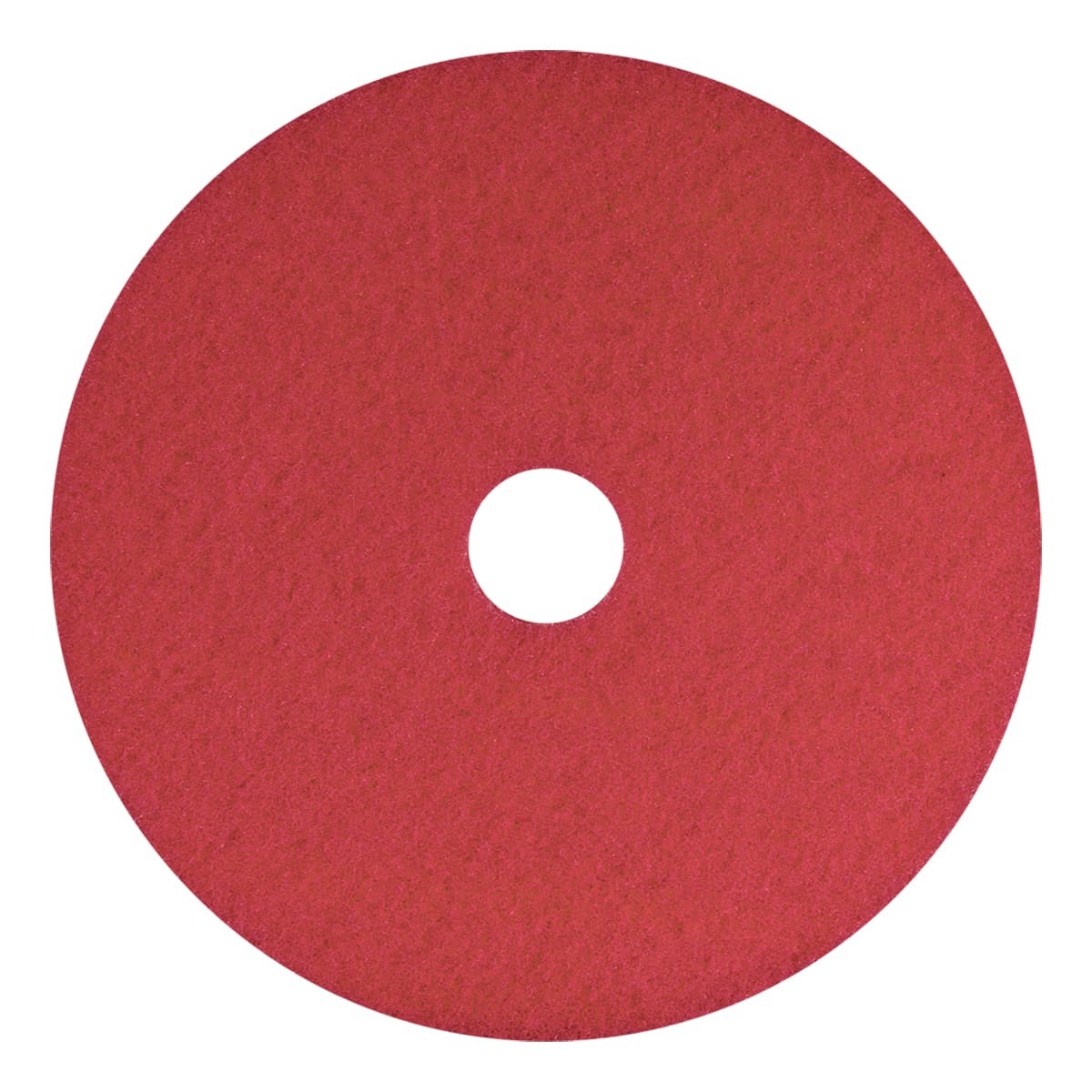 Buffing Pad 14 IN Red Polyester Fiber 5/Case