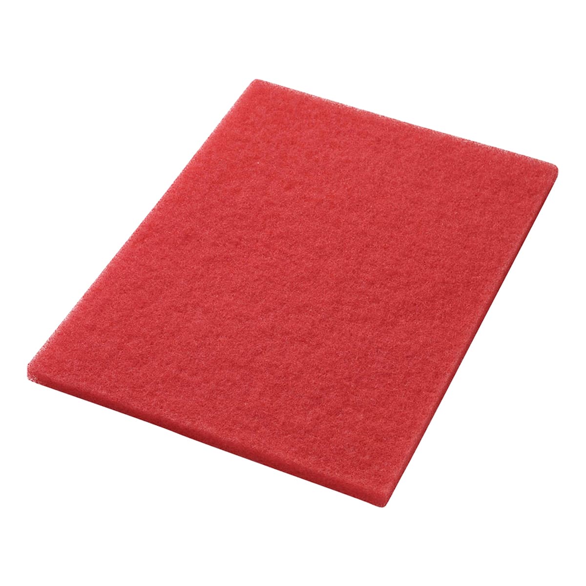 Buffing Pad 14X28 IN Red Polyester Fiber 5/Case