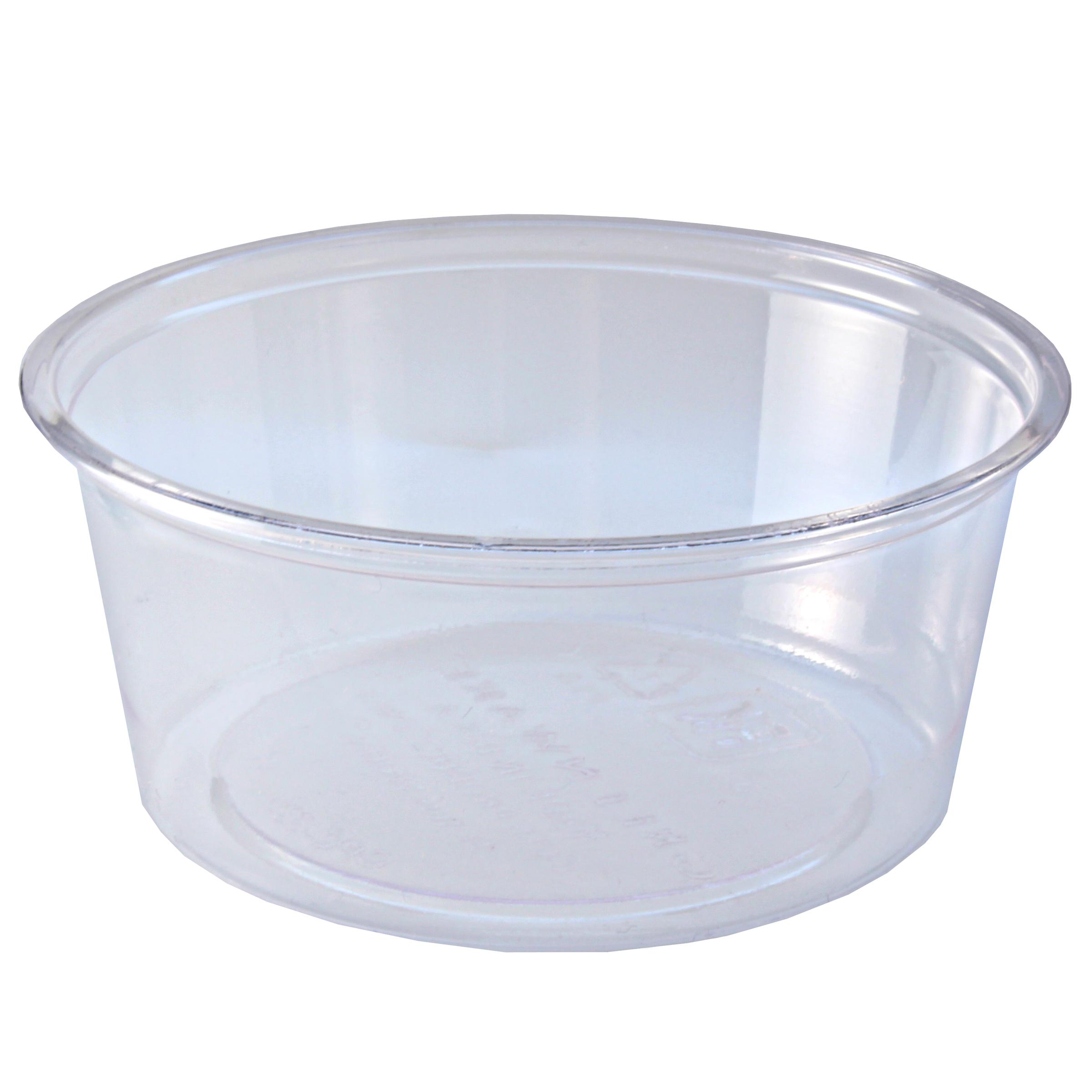Greenware® Souffle & Portion Cup 3.3 OZ PLA Clear Round 2000/Case