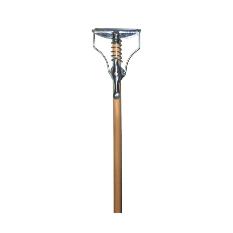 Wet Mop Handle 54X1.125 IN Metal Wood Clamp Style 1/Each