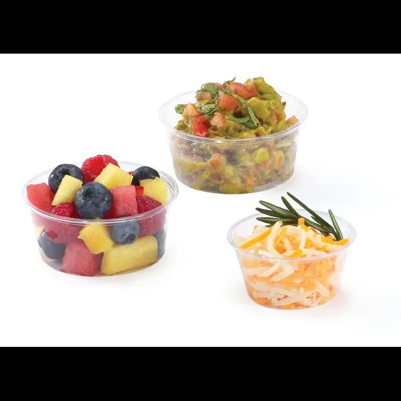 Greenware® Souffle & Portion Cup 4 OZ PLA Clear Round 2000/Case