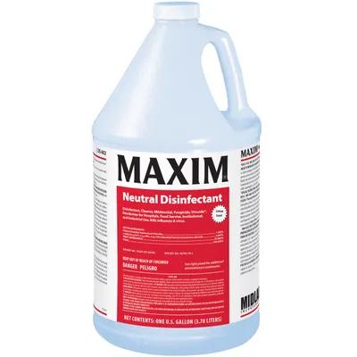 Maxim Lemon One-Step Disinfectant 1 GAL Multi Surface Neutral Concentrate Germicidal 4/Case