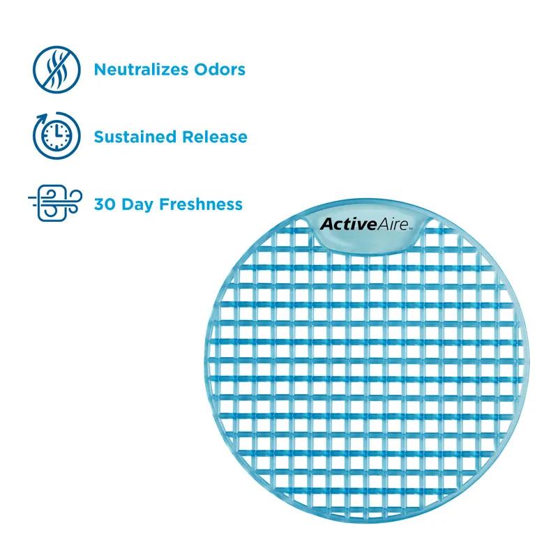 ActiveAire® Urinal Screen Coastal Breeze Blue Plastic Deodorizer 12/Case