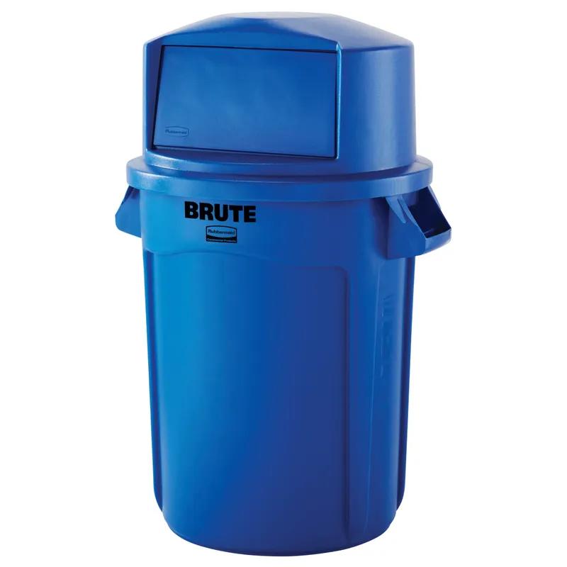 Brute® Lid 22.69X22.69X12.25 IN 32 GAL Blue Resin Dome 1/Each