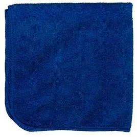 Cleaning Cloth 16X16 IN Microfiber Blue Square 1/Each