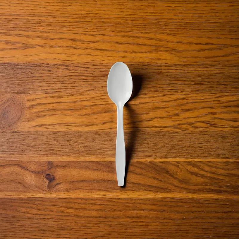 Victoria Bay Teaspoon PP White Heavy Duty Individually Wrapped 1000/Case