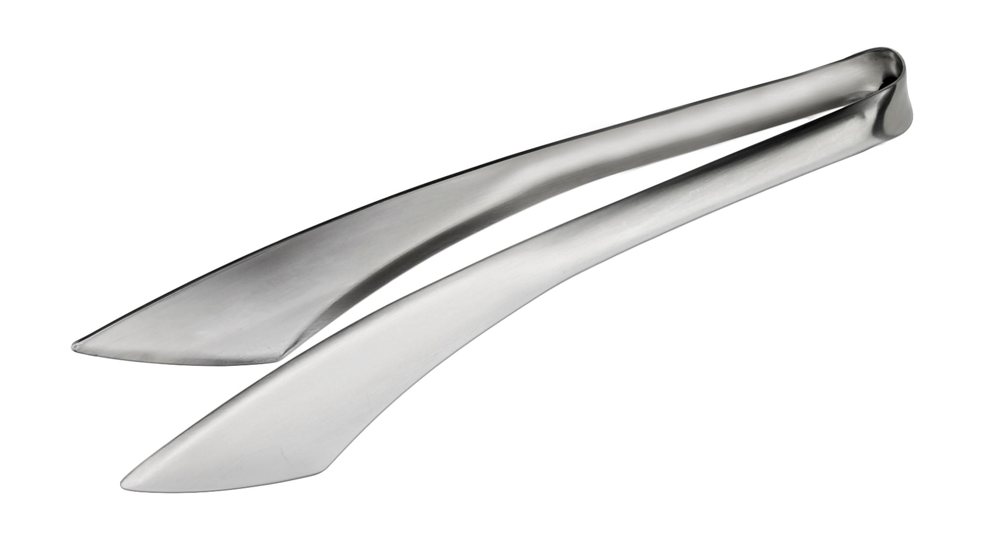 Serving Tongs 8.2 IN 18/8 Stainless Steel Silver Heavy Duty Satin 1/Each