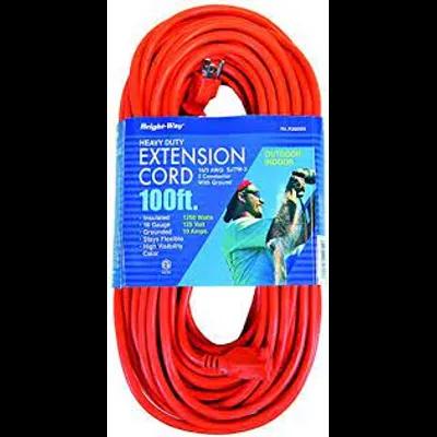 Extension Cord 100 FT Orange 14GA 3-Wire Grounded 1/Each
