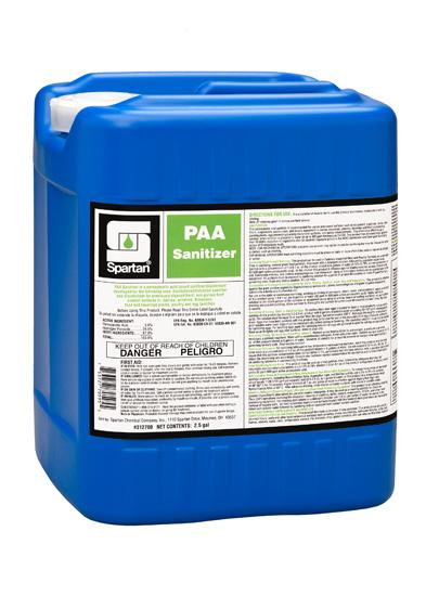 PAA Sanitizer Vinegar Food Service Sanitizer Disinfectant 2.5 GAL Food Contact Acidic Liquid Peracetic Acid 1/Each