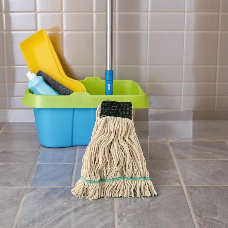 Mop #24 White Synthetic Fiber Loop End 1/Each