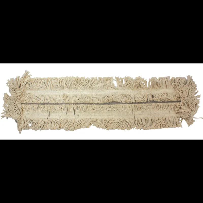 Dust Mop 36X5 IN White Cotton Synthetic Blend Disposable Cut End 1/Each