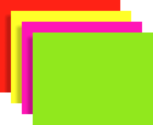 U G Blanks Card Stock 8.5X11 IN Rainbow Paper 100/Case