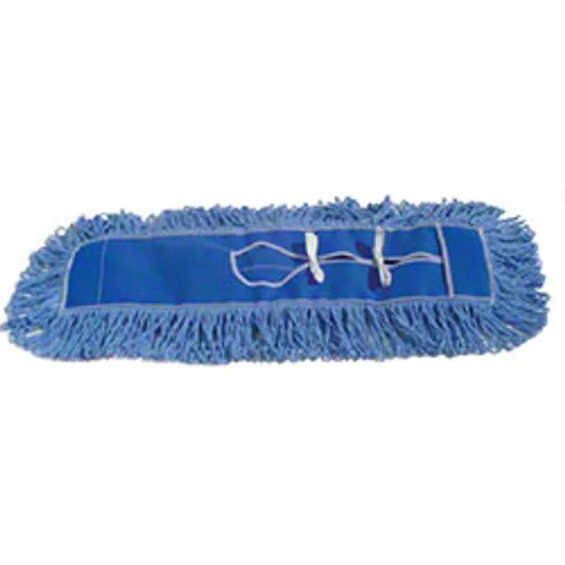 Dust Mop 24X5 IN Blue Synthetic Fiber 1/Each