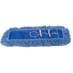 Dust Mop 24X5 IN Blue Synthetic Fiber 1/Each