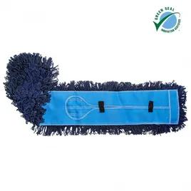 Dust Mop 18X5 IN Blue Synthetic Fiber Twist Loop 12/Case
