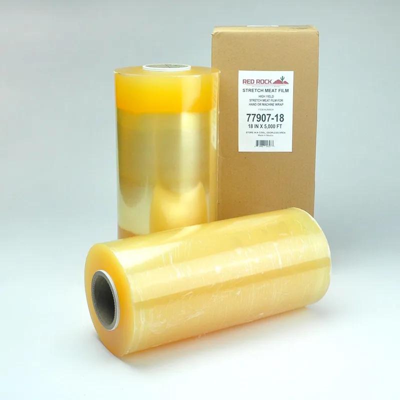 Red Rock® Meat Single Layer Film 13IN X5000FT Clear For Hand Wrap Station 5000/Roll