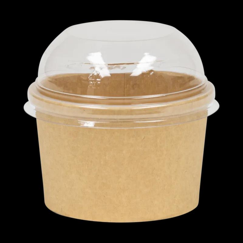 Soup Food Container Base 10 OZ Paperboard Kraft Leak Resistant 500/Case
