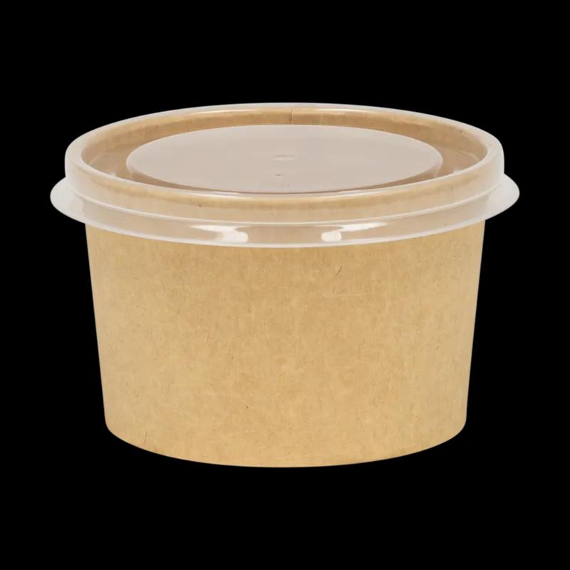 Soup Food Container Base 10 OZ Paperboard Kraft Leak Resistant 500/Case