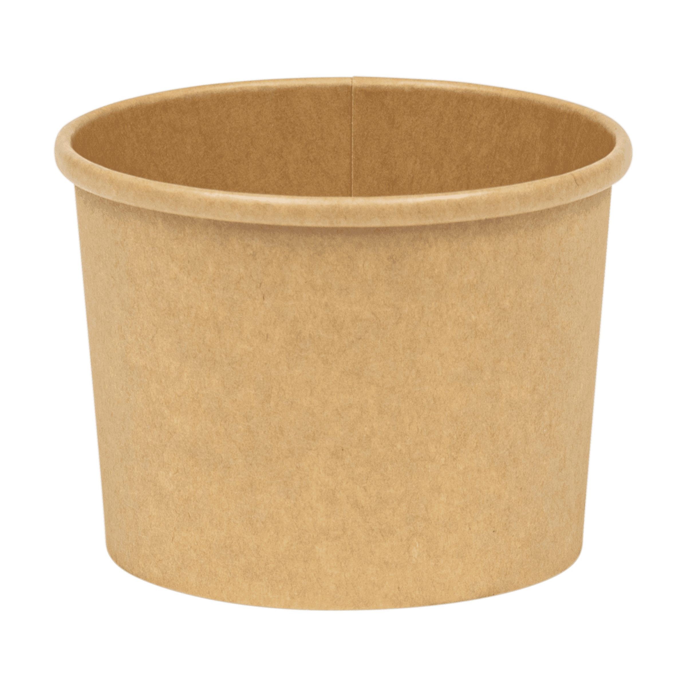 Soup Food Container Base 12 OZ Paperboard Kraft Leak Resistant 500/Case