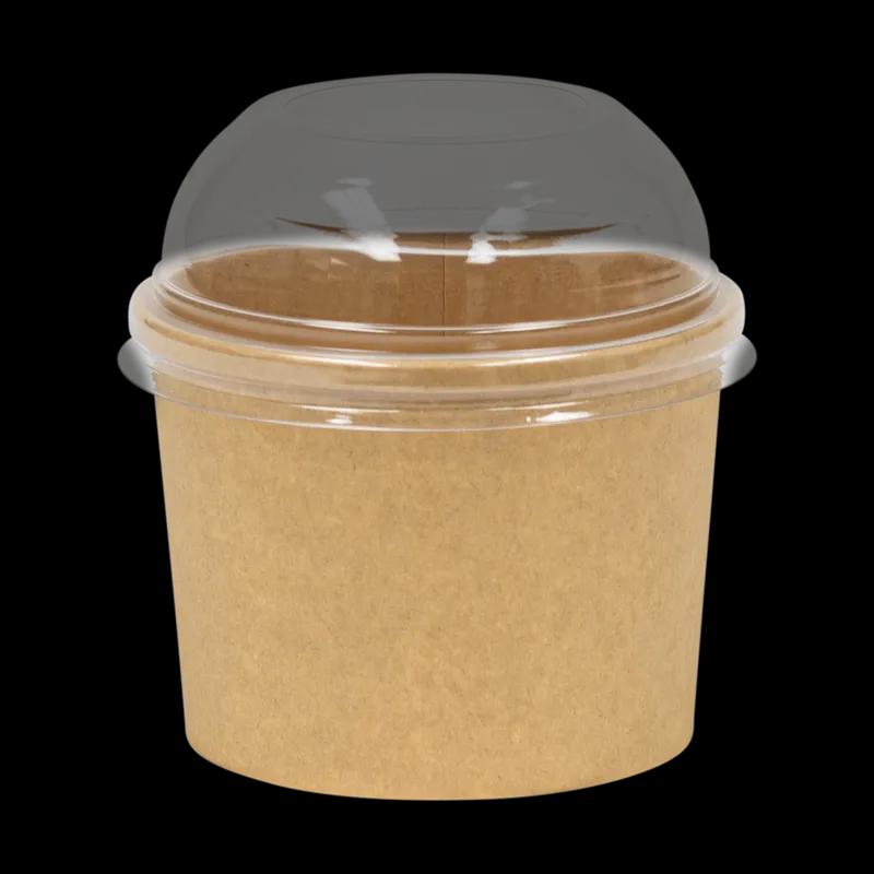 Soup Food Container Base 12 OZ Paperboard Kraft Leak Resistant 500/Case