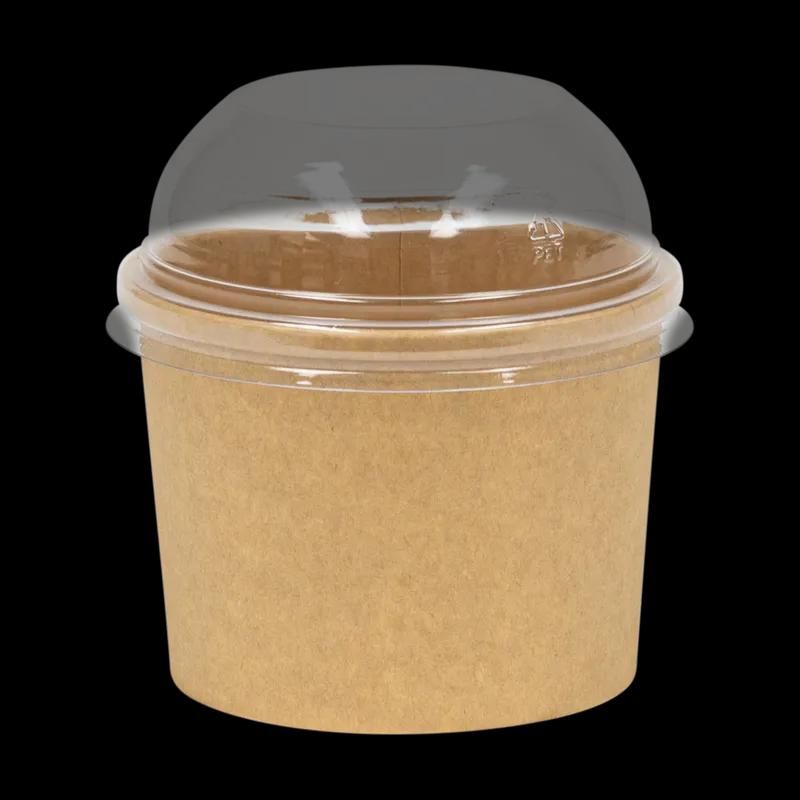 Soup Food Container Base 12 OZ Paperboard Kraft Leak Resistant 500/Case