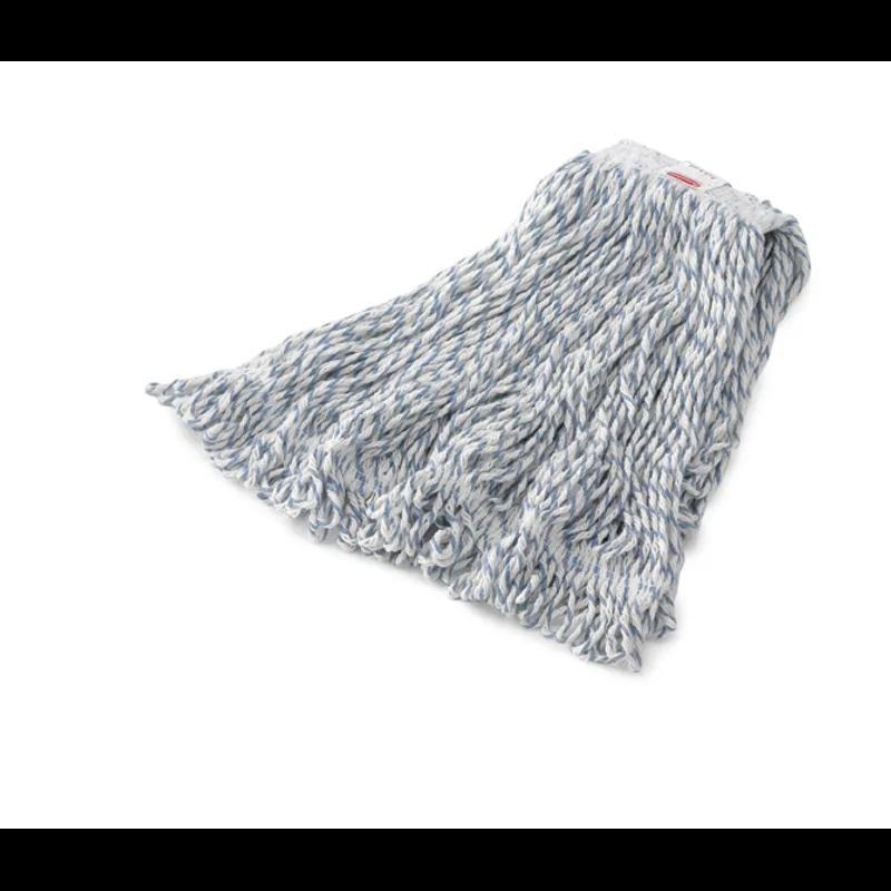 Finish Mop Medium (MED) 20 OZ White Synthetic 1IN Headband Web Foot 6/Case