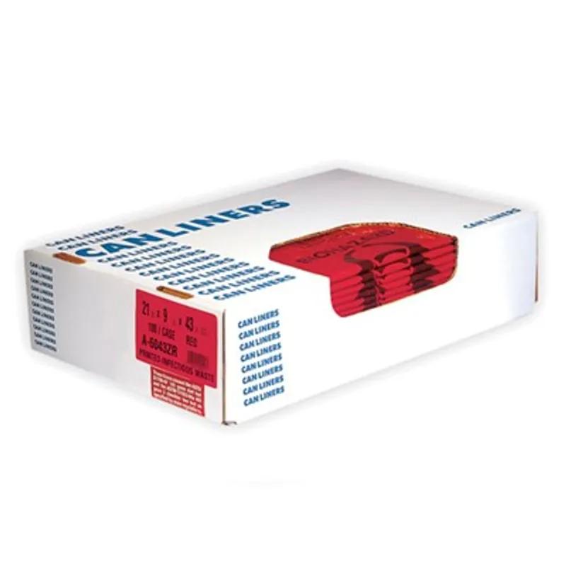 Heritage Biohazard Bag 30X36 IN Red Plastic Printed 250 Count/Pack 1 Packs/Case 250 Count/Case