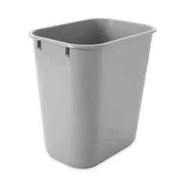 1-Stream Trash Can 11.38X8.25X12.13 IN 3.25 GAL 13 QT Gray Resin Deskside 1/Each