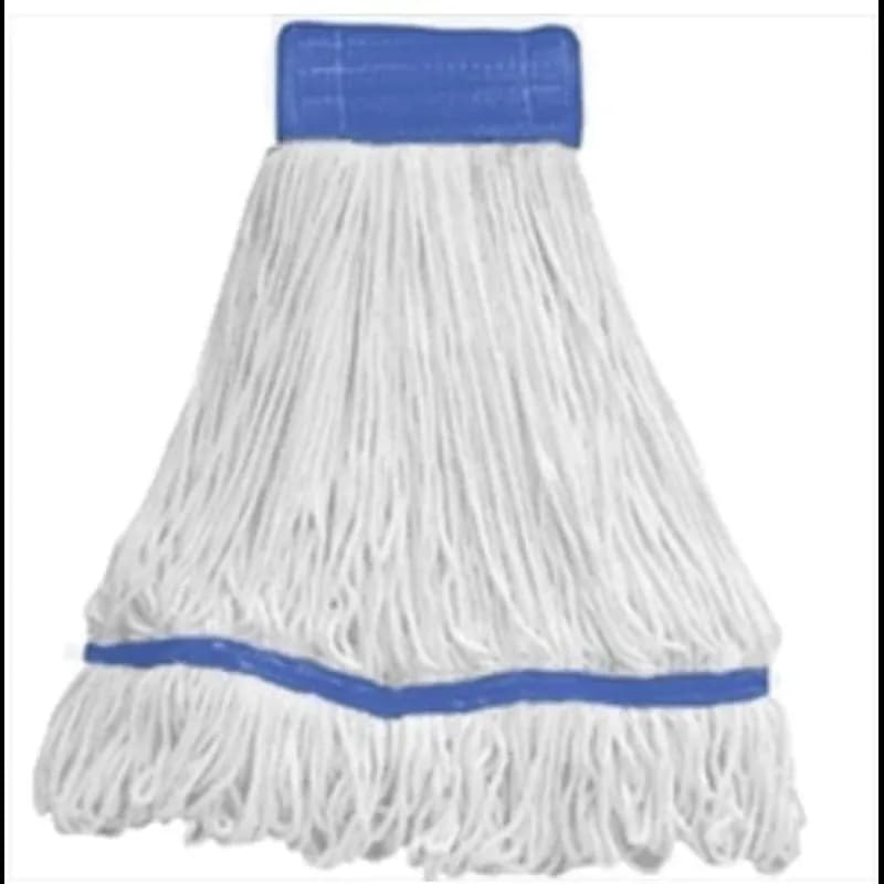 Mop Head 16 OZ Rayon Synthetic Fiber Loop End 1.25IN Narrow Headband 1/Each