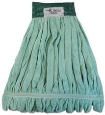 Cleaning Mop Head Medium (MED) Green Microfiber Tube 12/Case