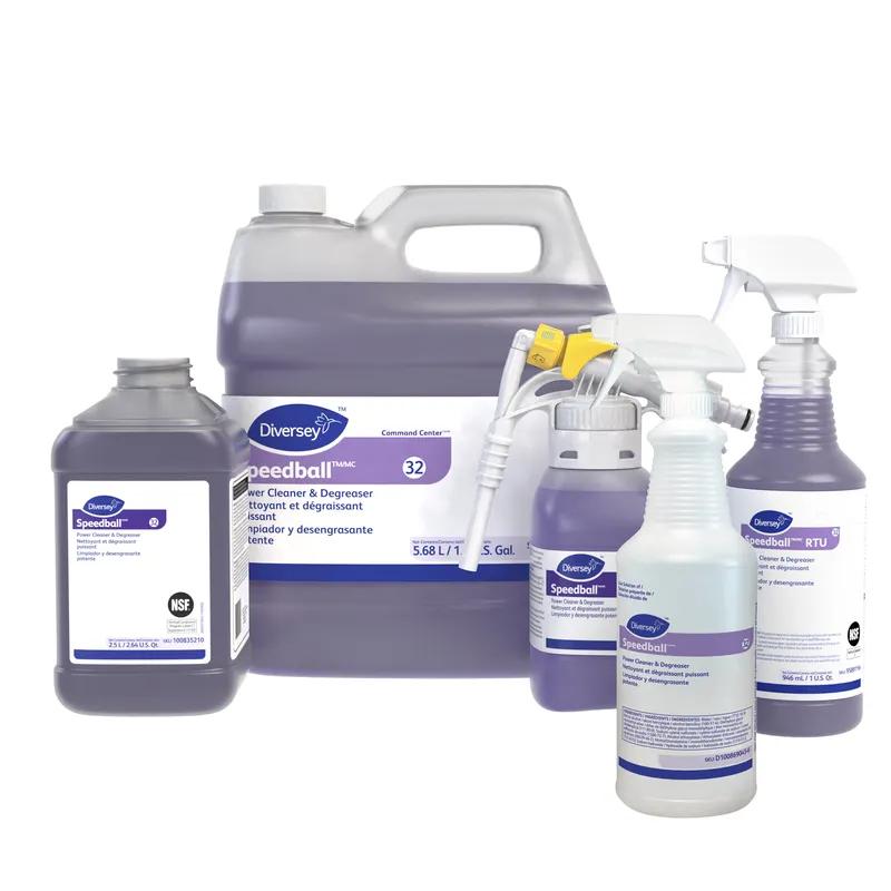 Speedball Power Cleaner & Degreaser Spray Bottle & Trigger Sprayer 32 FLOZ Plastic Clear White 12/Case