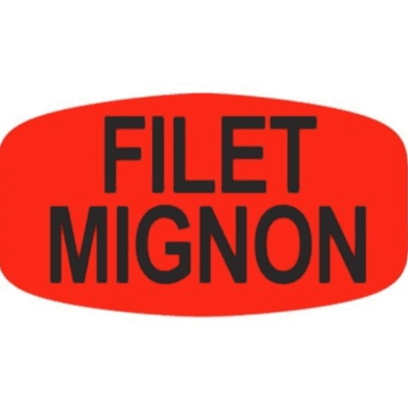 Filet Mignon Label 1000/Roll