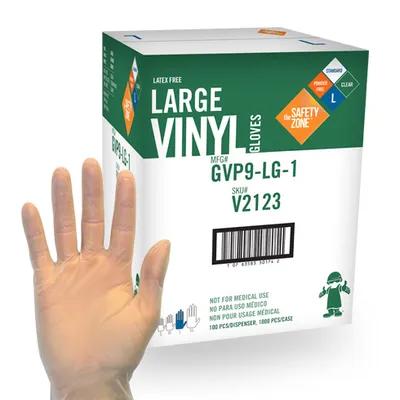 Examination Gloves Large (LG) Vinyl Disposable Powder-Free 100/Pack