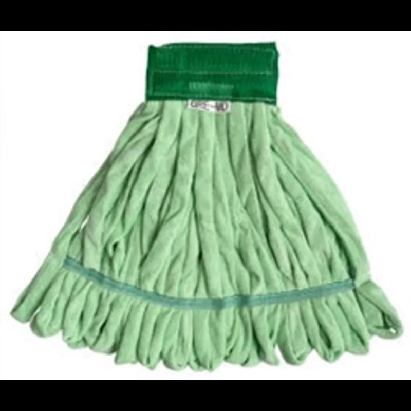 Tube Mop Large (LG) Green Microfiber Looped Premium 12 Count/Case