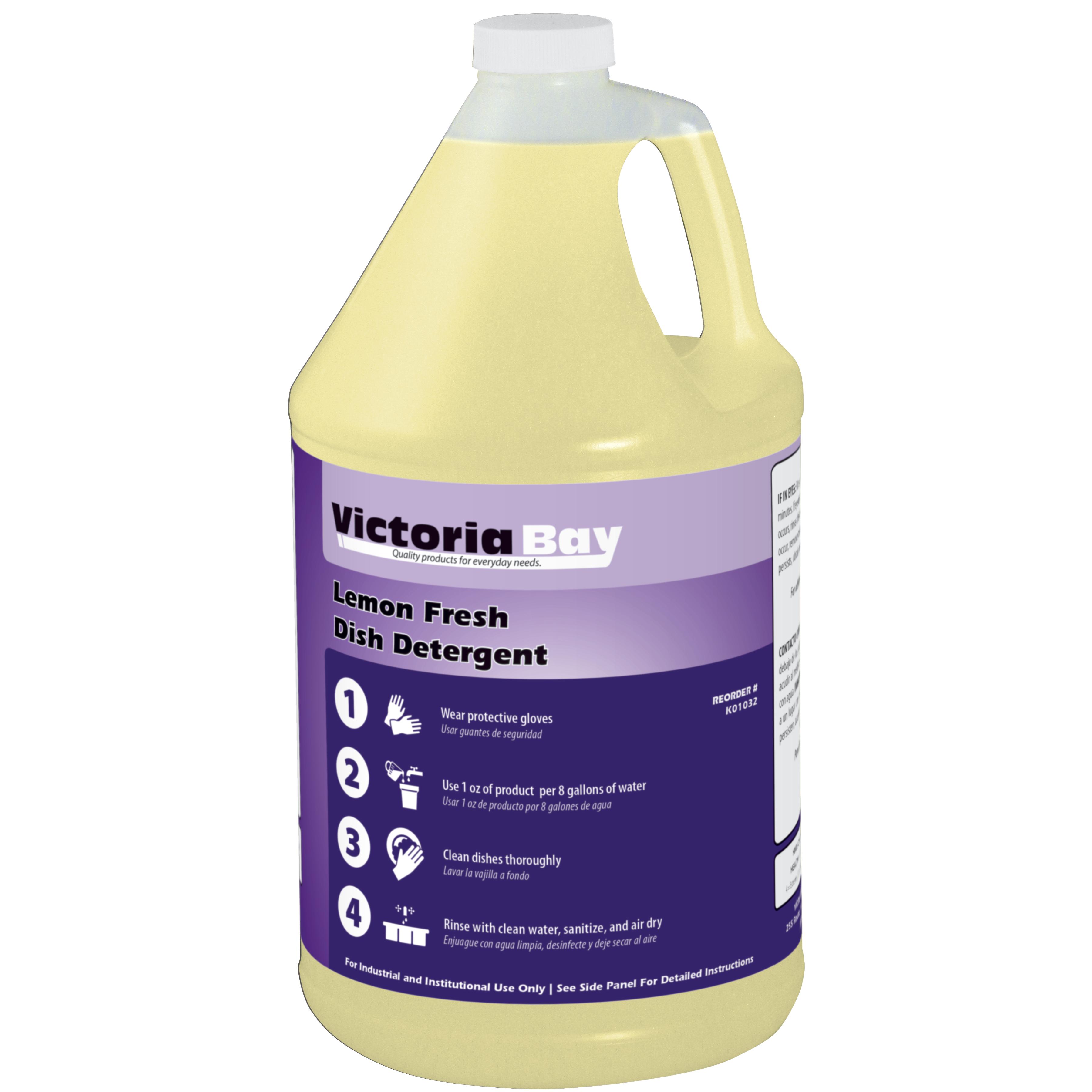 Victoria Bay Lemon Fresh Dish Detergent 1 GAL 4/Case