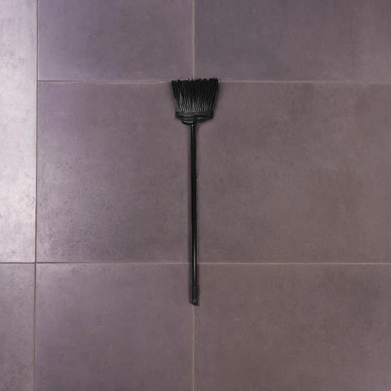 Lobby Broom 30IN Black Metal PP Threaded With 6IN Head Multi-angled 1/Each