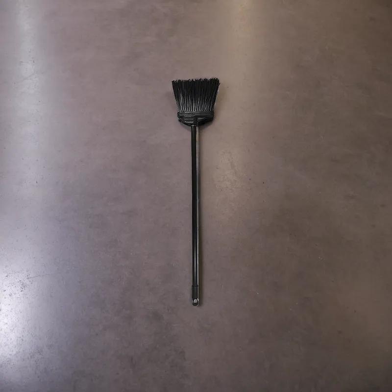 Lobby Broom 30IN Black Metal PP Threaded With 6IN Head Multi-angled 1/Each