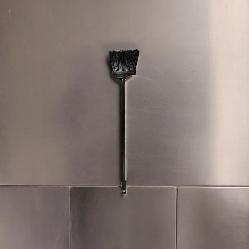 Lobby Broom 30IN Black Metal PP Threaded With 6IN Head Multi-angled 1/Each
