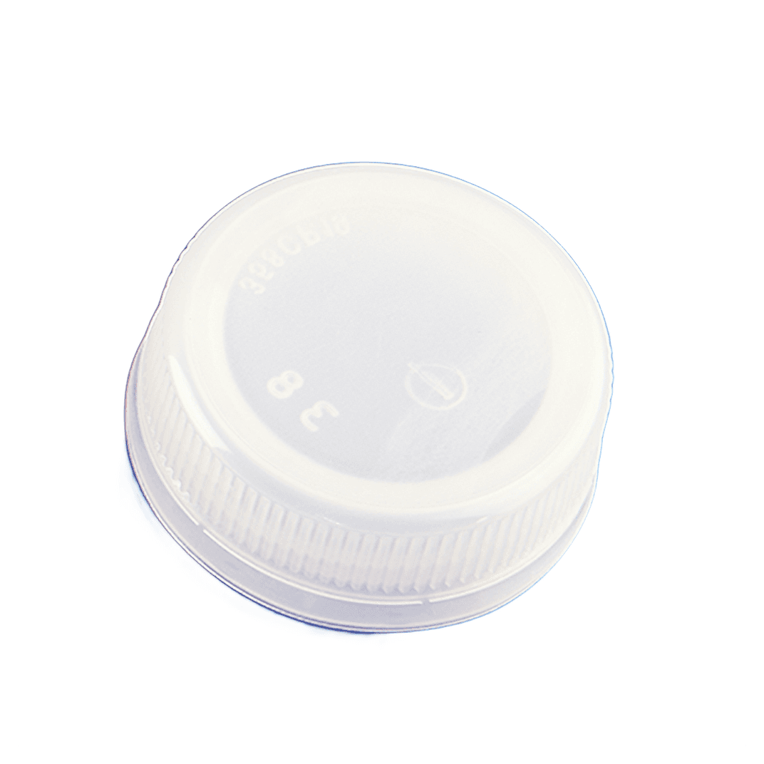 Cap 38MM Clear For Juice Bottle DBJ Finish Tamper-Evident 2500/Case