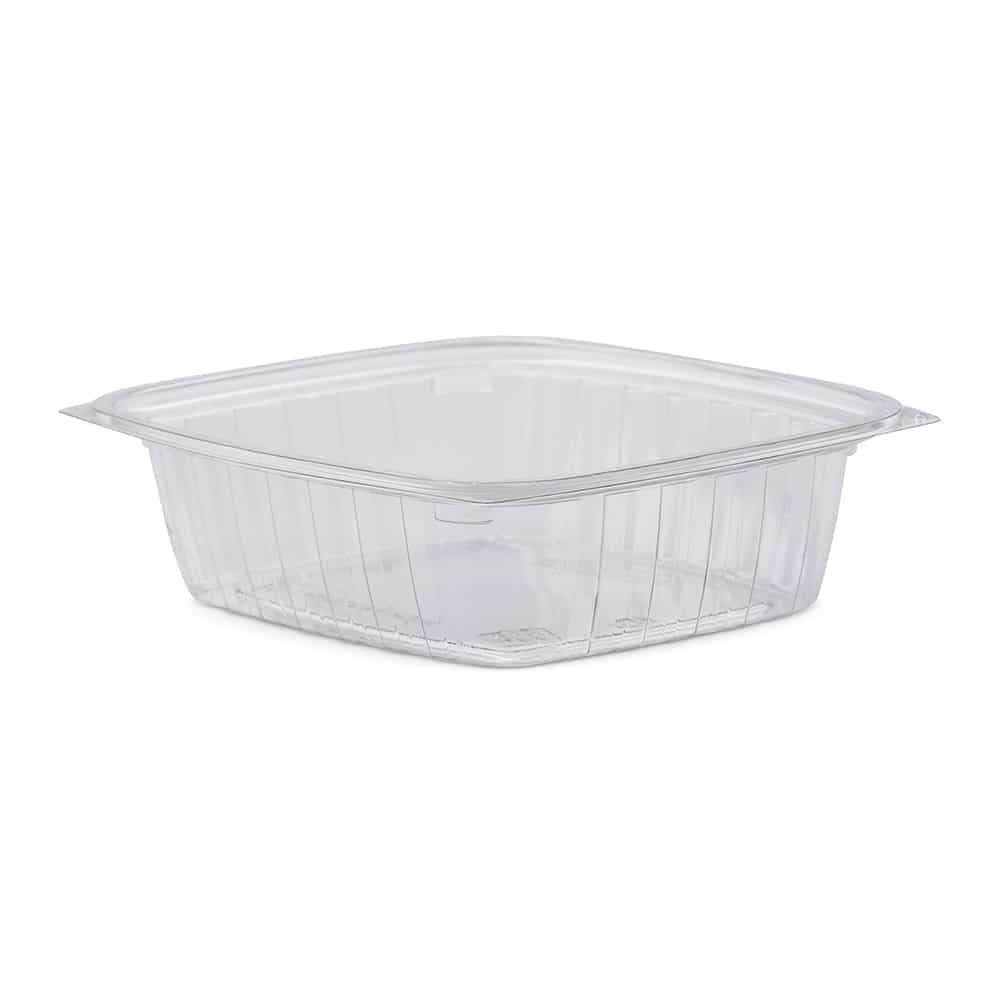 The BOTTLEBOX ® Deli Container Base 48 OZ RPET Clear Rectangle 500/Case