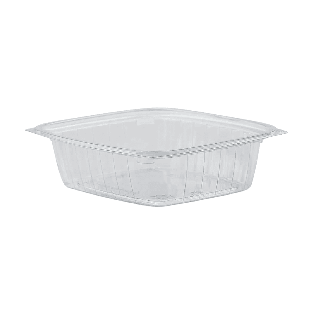 The BOTTLEBOX ® Deli Container Base 48 OZ RPET Clear Rectangle 500/Case