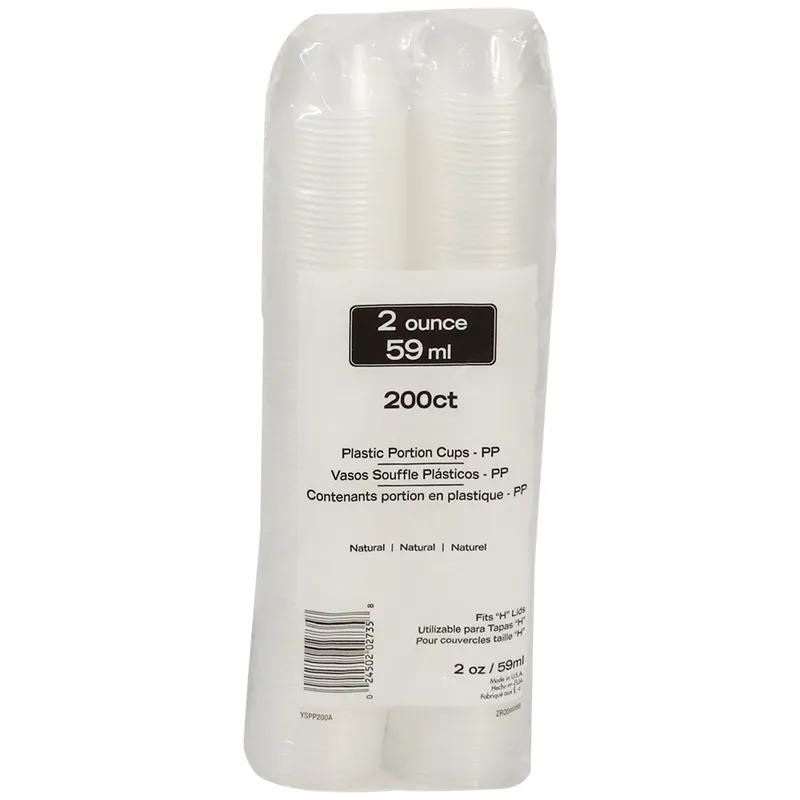 Souffle & Portion Cup 2 OZ PP Clear 2400/Case