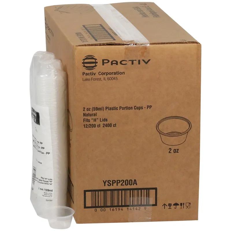 Souffle & Portion Cup 2 OZ PP Clear 2400/Case