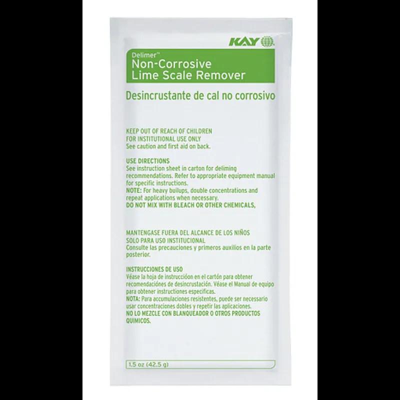 Kay® Unscented Descaler 1.5 OZ Powder Non-Corrosive 48 Count/Pack 4 Packs/Case 192 Count/Case