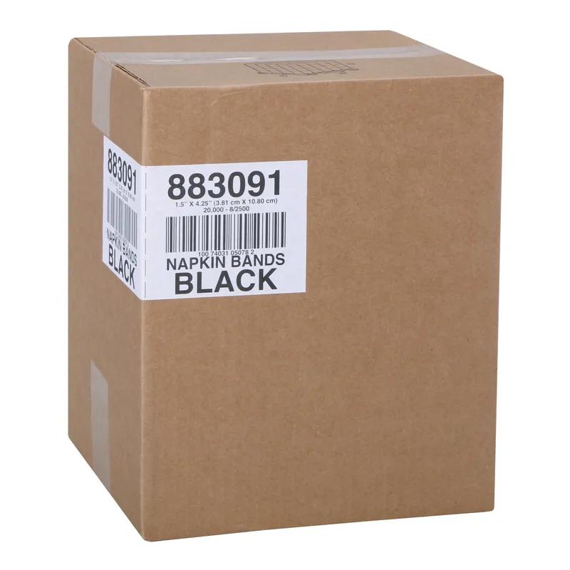 Napkin Bands Black Paper 20000/Case