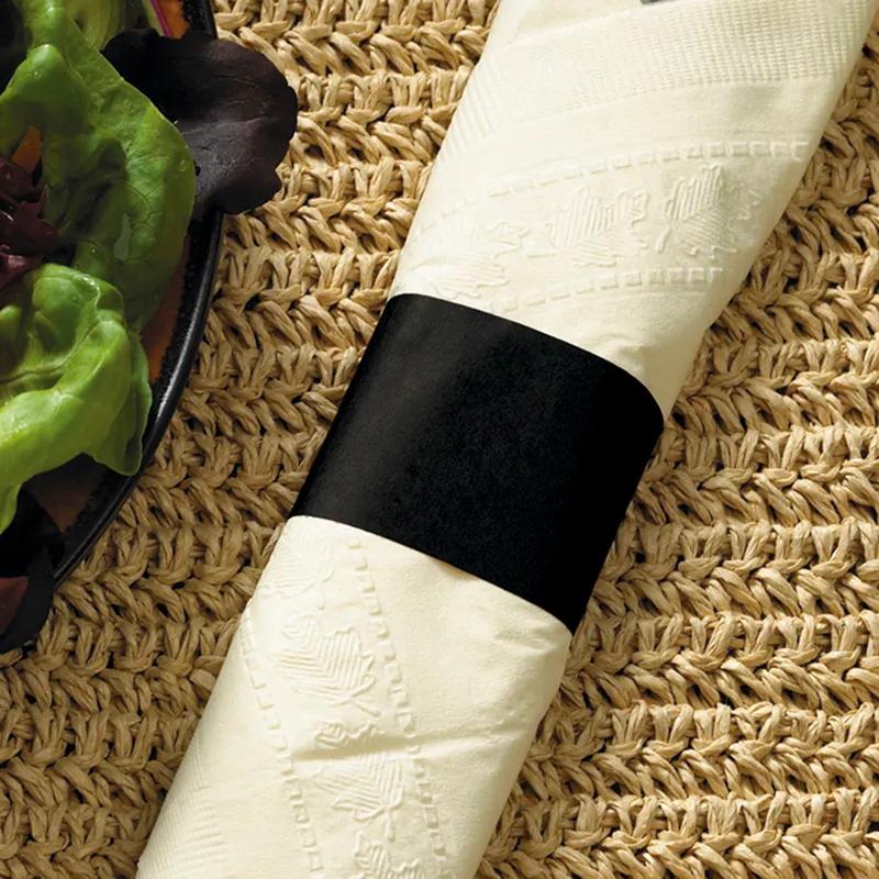 Napkin Bands Black Paper 20000/Case