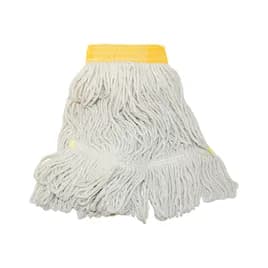 Victoria Bay Mop Small (SM) White Yellow Loop End 12/Case
